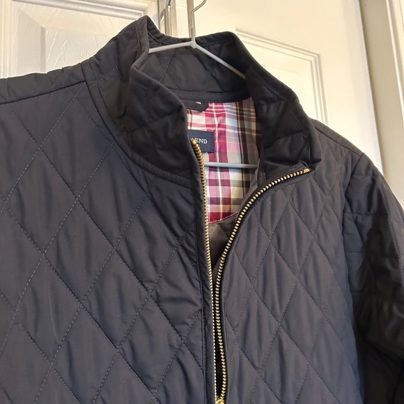 Lands’ End Women’s Quilted Zippered Short Riding Jacket Black Size M (10-12) - Picture 5 of 15